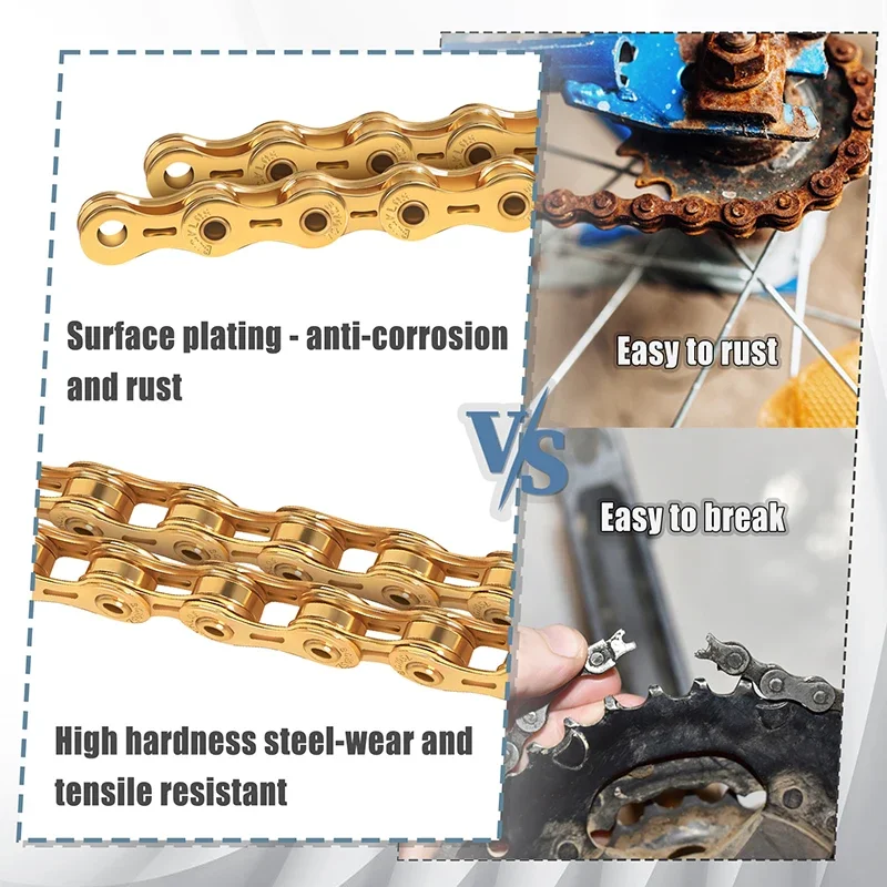 BUCKLOS 10 Speed Bike Chain Du - огляд і ціна Mountain Biking Bc