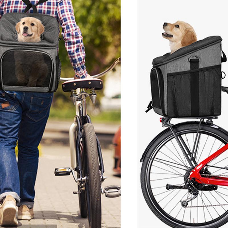 Dog Bike Carrier Dog Bicycles  - огляд і ціна Mountain Biking With Dog