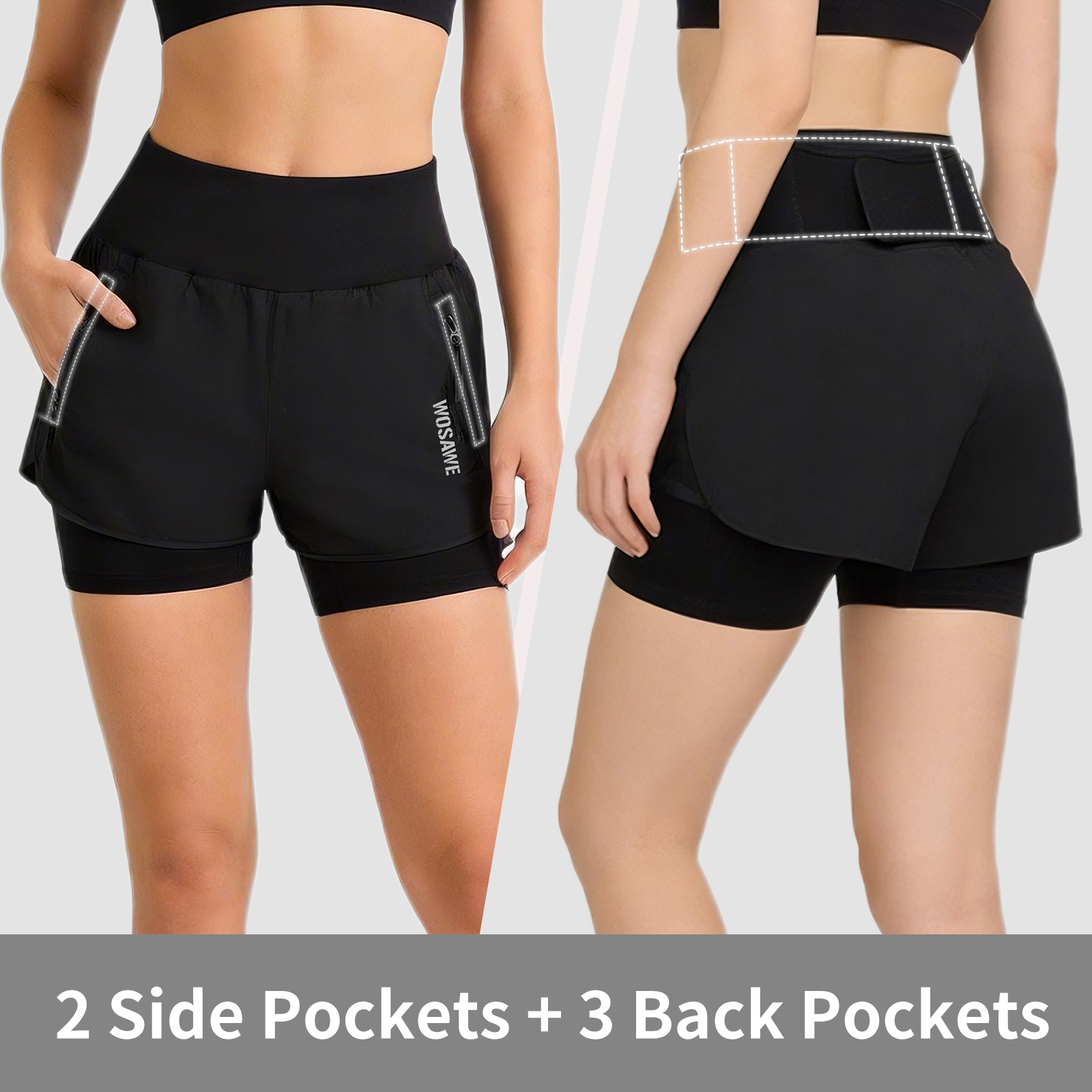 WOSAWE Cycling Shorts Women 4D - огляд і ціна Mountain Biking Shorts Women