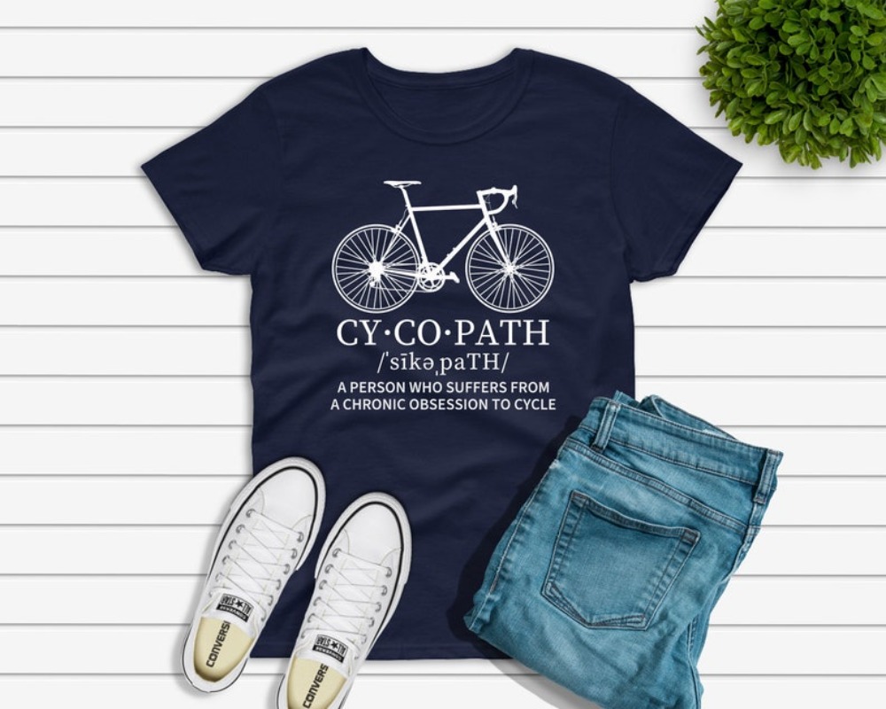 Funny Cycling T-shirt for Men  - огляд і ціна Mountain Biking Cartoon
