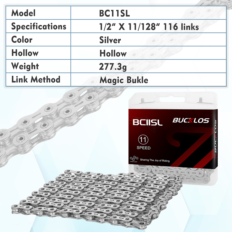 BUCKLOS MTB Bike Chain 11 Spee - огляд і ціна Mountain Biking Bc