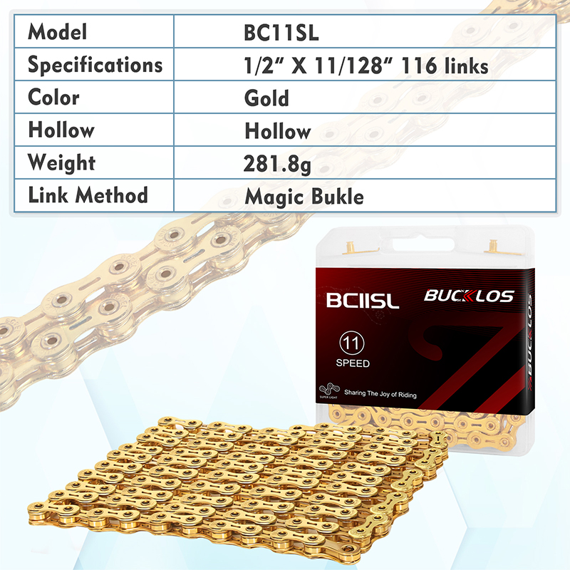 BUCKLOS MTB Bike Chain 11 Spee - огляд і ціна Mountain Biking Bc