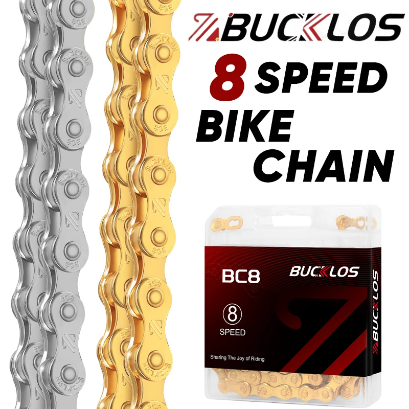 BUCKLOS 8 Speed Bicycle Chain  - огляд і ціна Mountain Biking Bc