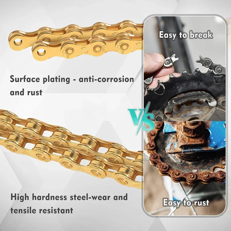 BUCKLOS 8 Speed Bicycle Chain  - огляд і ціна Mountain Biking Bc