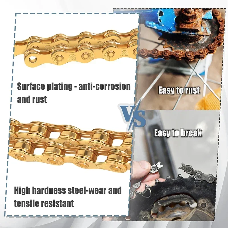 BUCKLOS Bicycle Chain 9v 10v O - огляд і ціна Mountain Biking Bc
